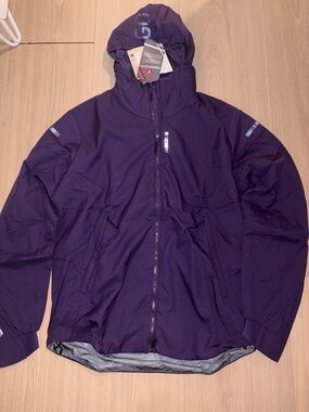 Men's Purple Performance Hooded Shell Jacket